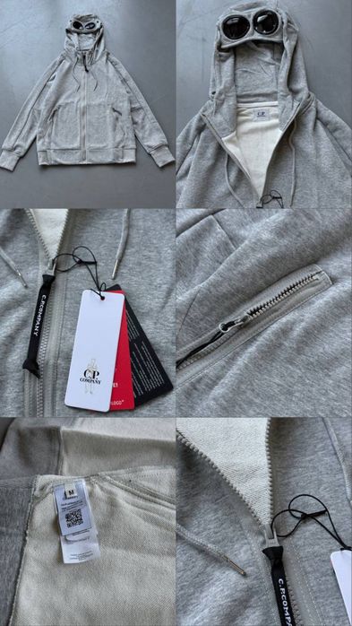 Зіп Худі C.P. Company з овальними лінзами/зип худи сипи компани
