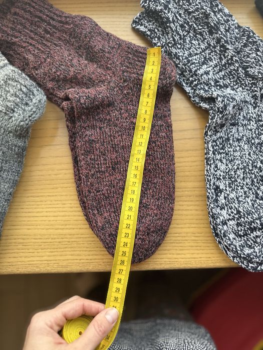 Вʼязані чоловічі шкарпетки. Великий розмір, 45-47.