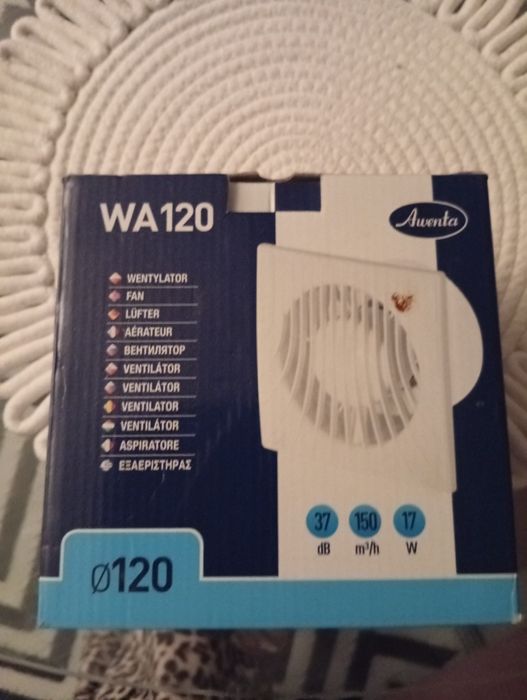 Wentylator łazienkowy biały Awenta WA 120