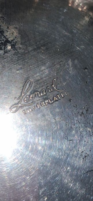 Conjunto de Chá Vintage Leonard Silver Plated