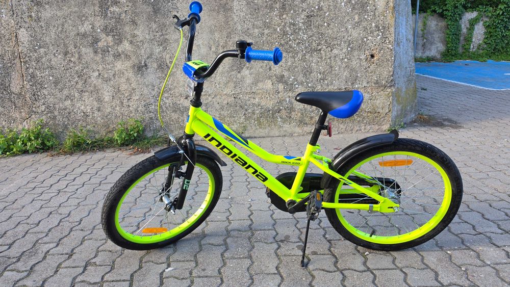 Rower dziecięcy INDIANA Rock Kid 20 cali Limonkowy