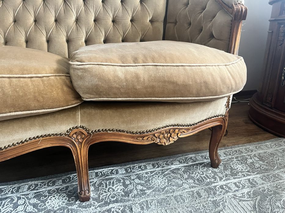 Komplet wypoczynkowy w stylu ludwikowskim wypoczynek fotele ludwik