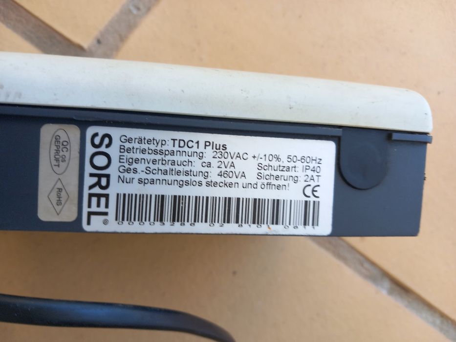 Controlador solar circulação forçada