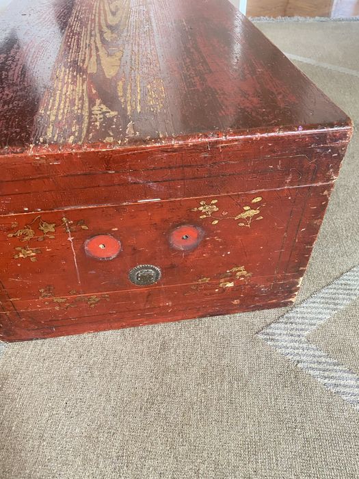 Arca /mesa de apoio - madeira  50x78cm