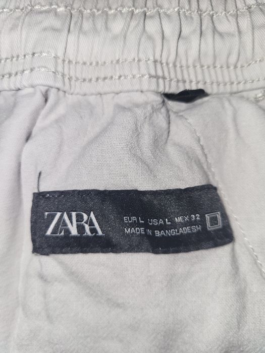 Штани джогери чоловічі щільні ZARA білі (розмір - 32) СТАН НОВИХ