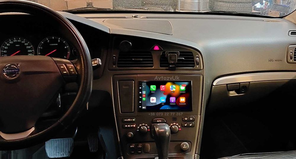 Магнітола S60 V60 Volvo XC70 вольво с60 в60 хс70 CarPlay Android 15