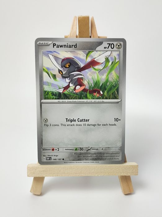 Pawniard 148/197 karta pokemon Obsidian Flames