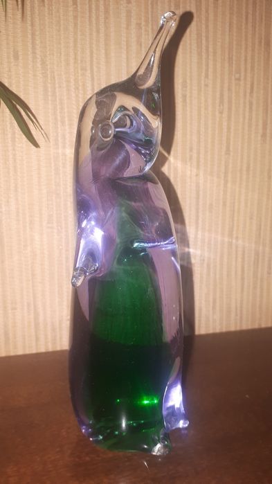 Szklany pingwin cudo 18,5 cm