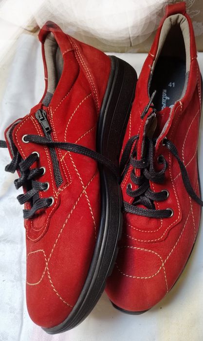 Buty skórzane damskie