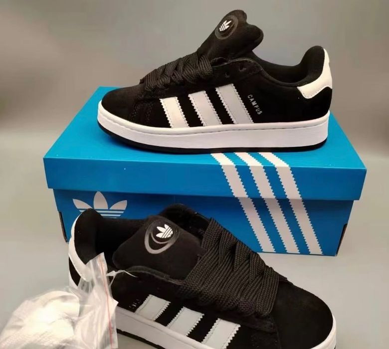 Adidas Campus 00s Black White | Чорні кросівки Adidas | 43–45