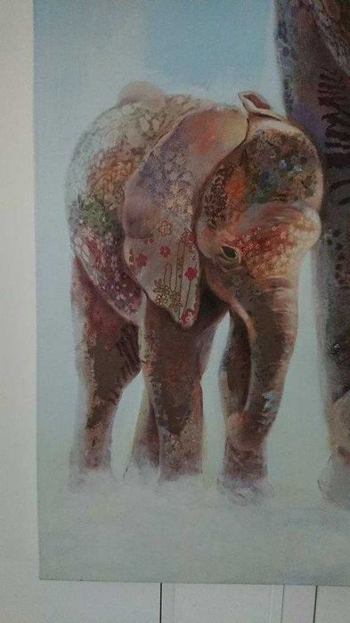 Quadro em tela pintada a óleo (original) – 90x120cm