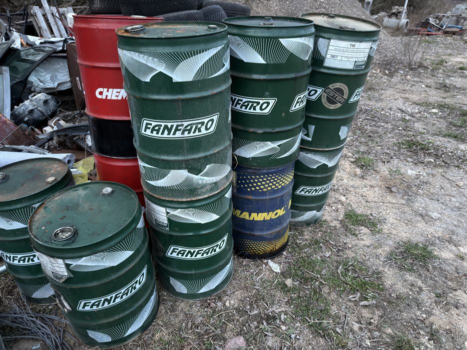 Beczka metalowa po oleju 60l