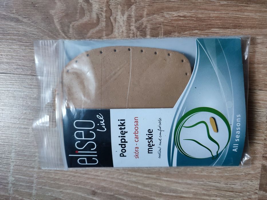 Podpiętki męskie skóra Carbosan