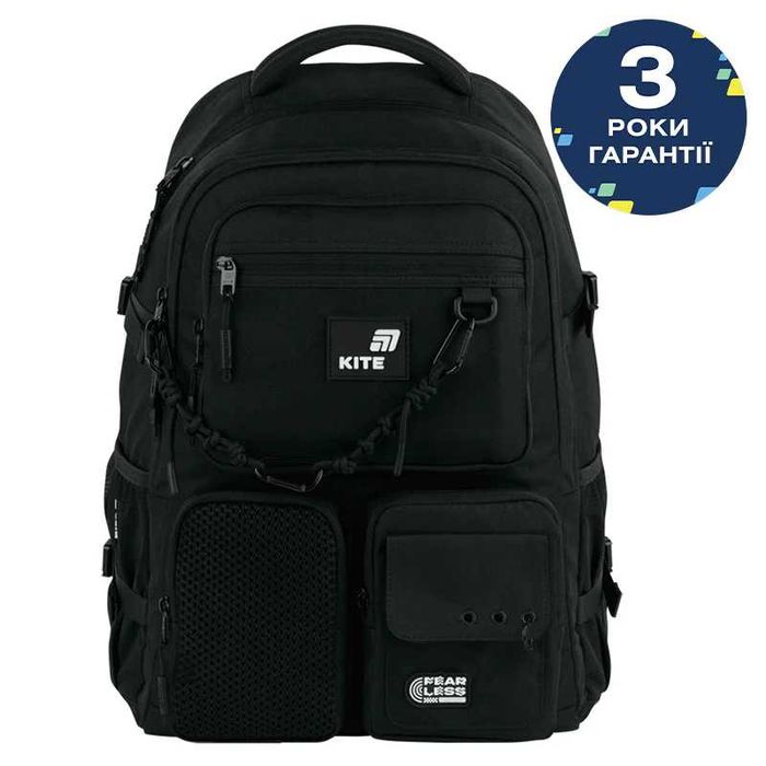 Пенал в подарунок + Рюкзак Kite Education teens Fear Less K26-1018XL-1