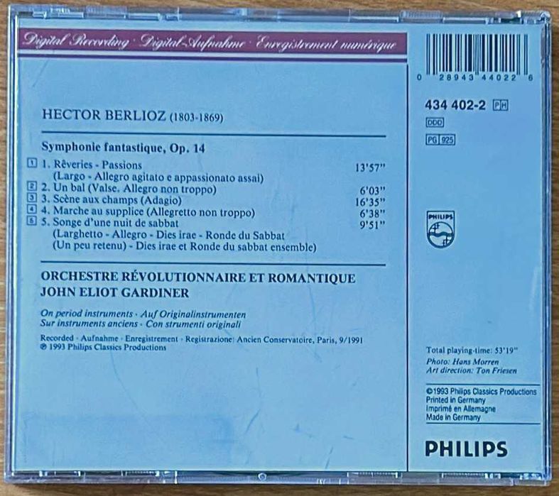 Berlioz - Symphonie Fantastique - 1993 - CD