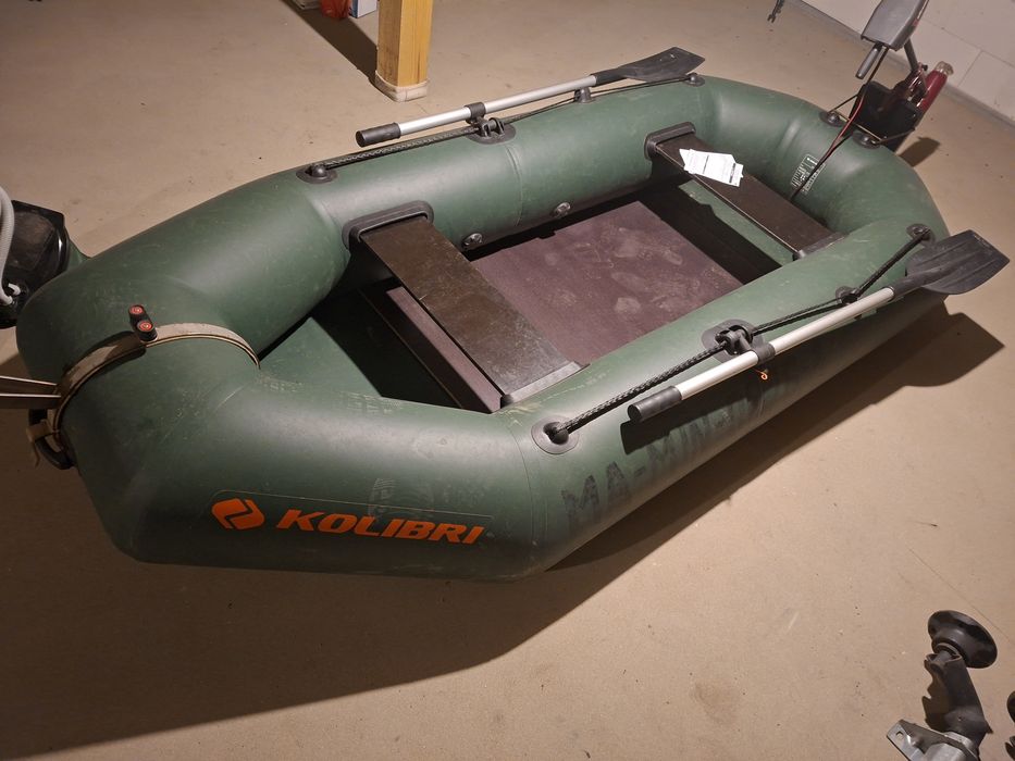 Ponton Kolibri K280T stan bardzo dobry łódka wędkars