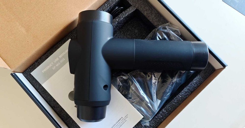 Pistola Massagem Muscular Zerolia 30 Velocidades Profissional Nova