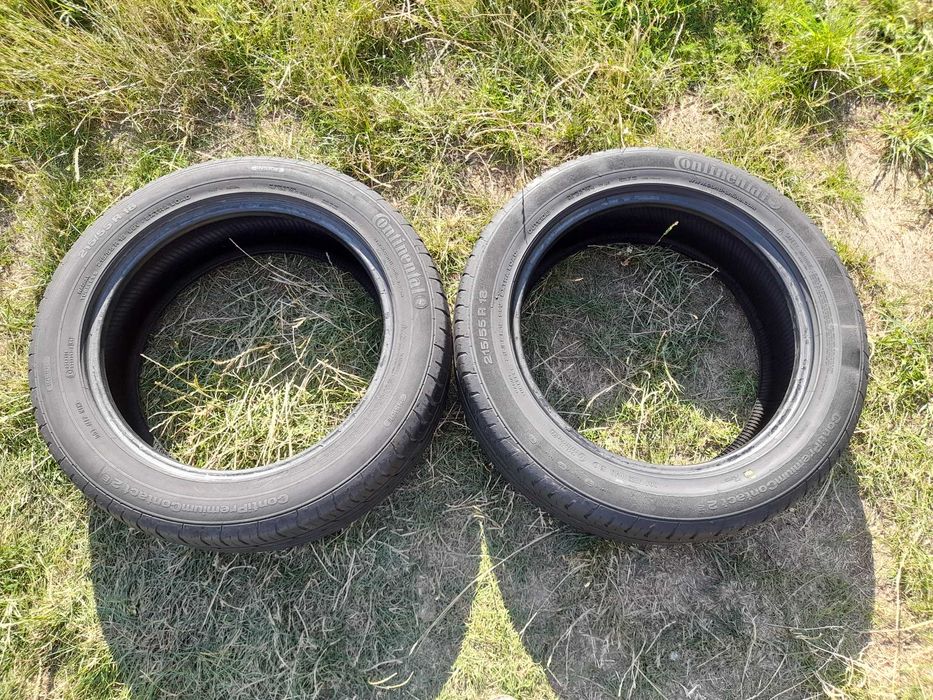 2szt lato continental contact 215/55/18 99V guma 6,5mm