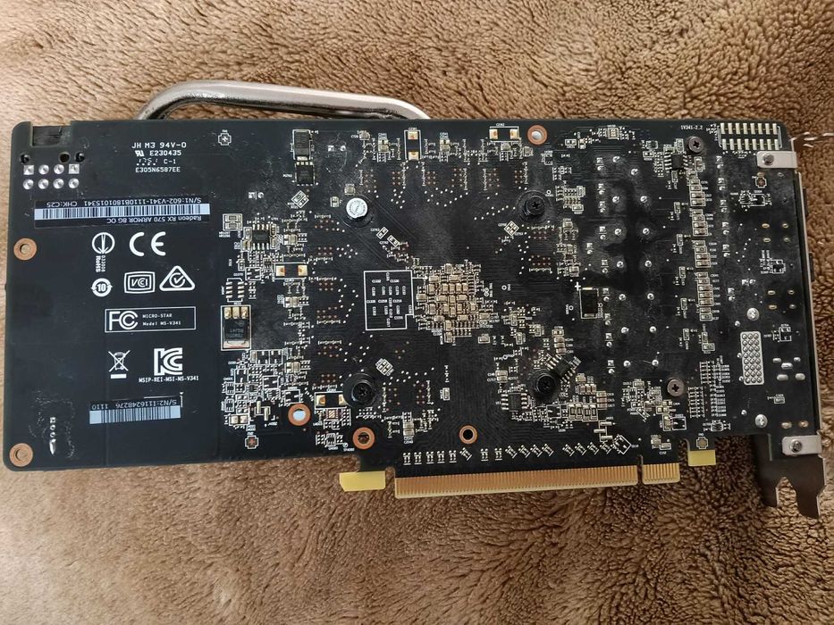 MSI Radeon RX 570 ARMOR OC 8GB GDDR5 – 100% Sprawna + Pudełko