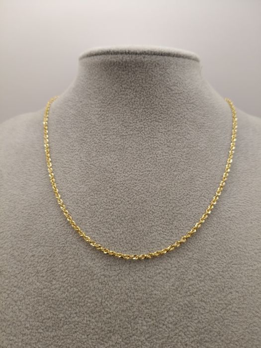 Złoty Łańcuszek 45cm Pr.585 Nowy Zapraszamy