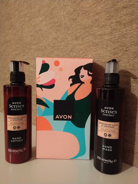 Avon Conjunto Loção para Mãos Folha de Gerânio e Laranjs