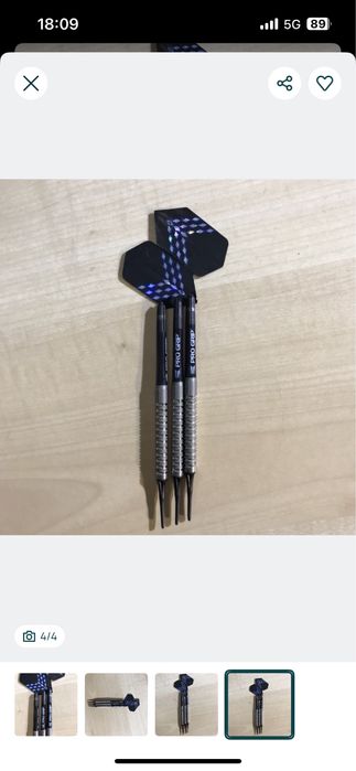 3 x Setas Dardos Pro Grip