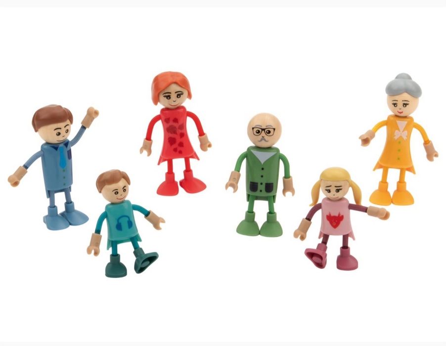 Domek dla lalek Kinderplay plus ludziki i akcesoria Playtive