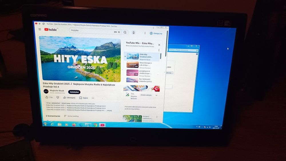 Komputer HP All in One 3Gb ram Dysk 160Gb