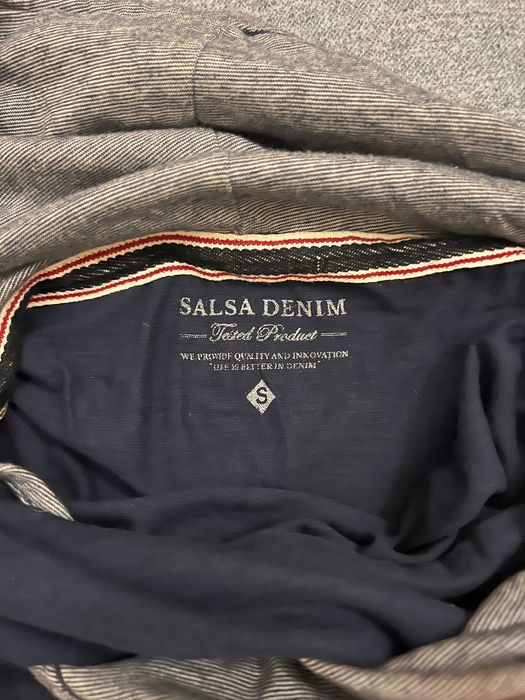 Salsa Denim Hoodie Capuz T-Shirt Original