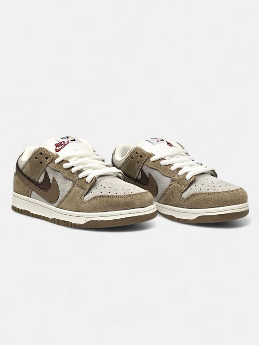 Кросівки Nike SB Dunk Double Swoosh Brown premium