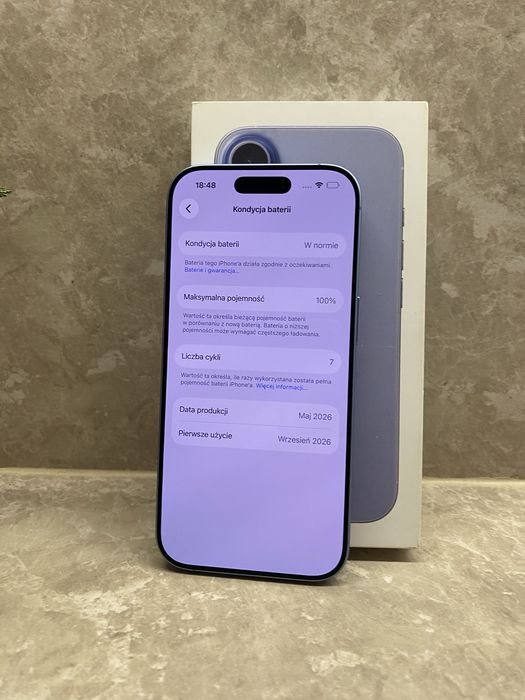 iPhone 17 256GB IGŁA! 7 cykli paragon