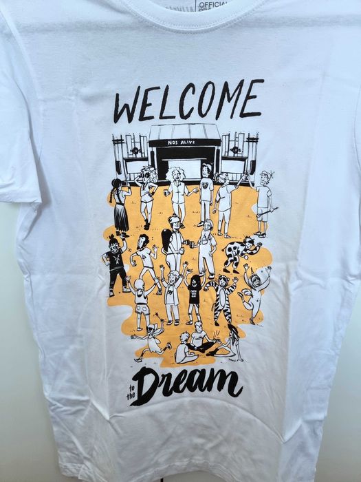 T-shirt NOS Alive '19 100% algodão, tamanho M - nunca usada