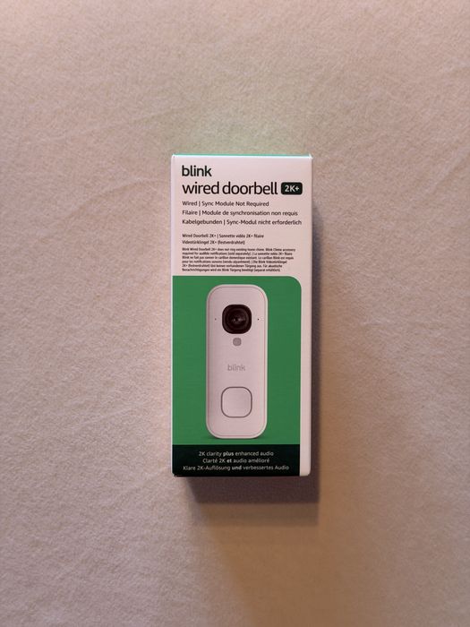 Campainha Blink Wired Doorbell 2K+ - Nova