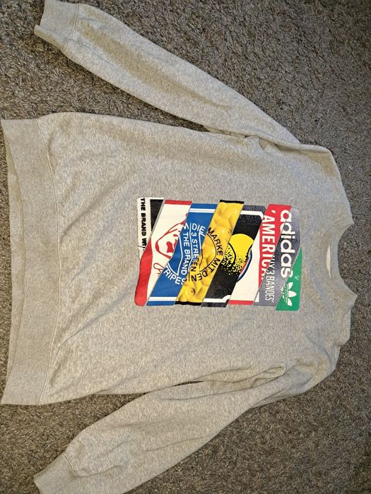 Bluza adidas szara L