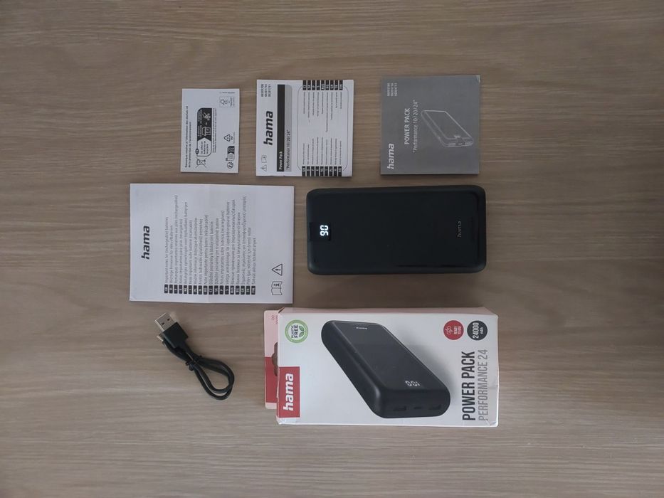 Power Bank Hama 24000 mAh – Bateria Externa | Smartphone / Tablet