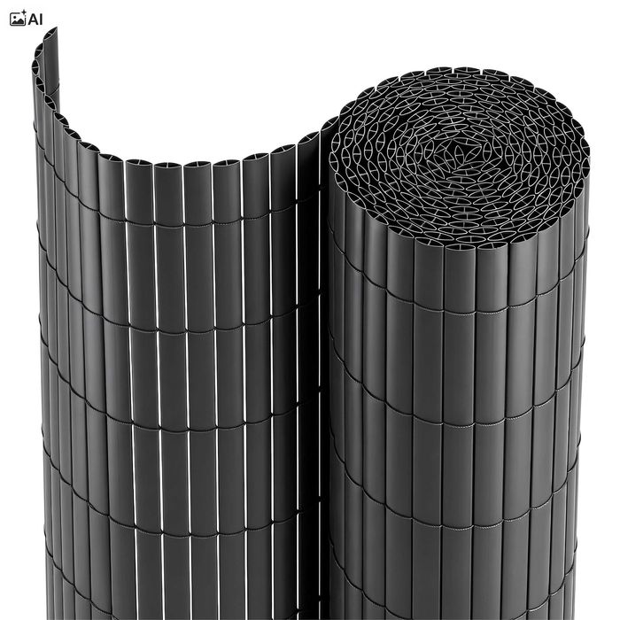 Osłona balkonowa mata PCV 160x500 cm BARU antracyt