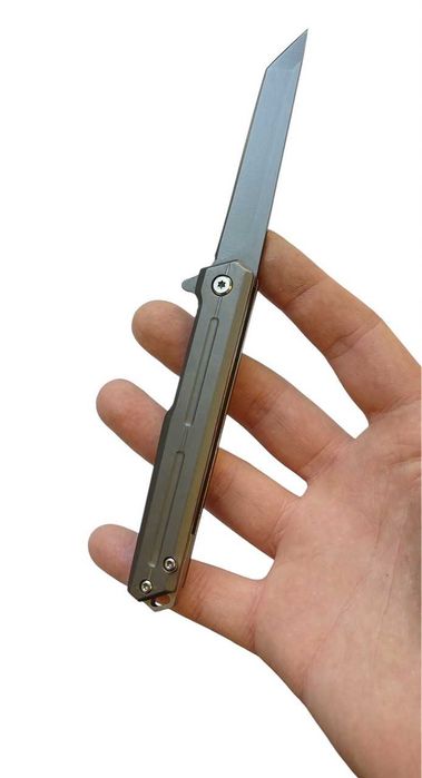 Ніж танто розкладний сталь 440С KN1081 Міцний ніж на подарунок