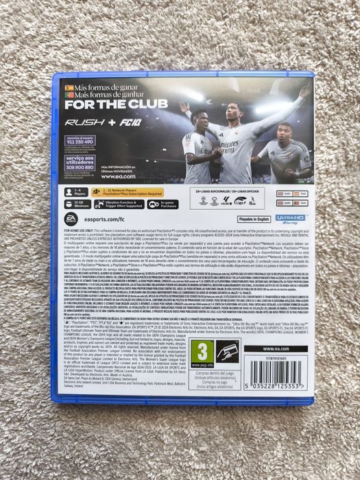 Jogo FC25 - PS5 em muito bom estado