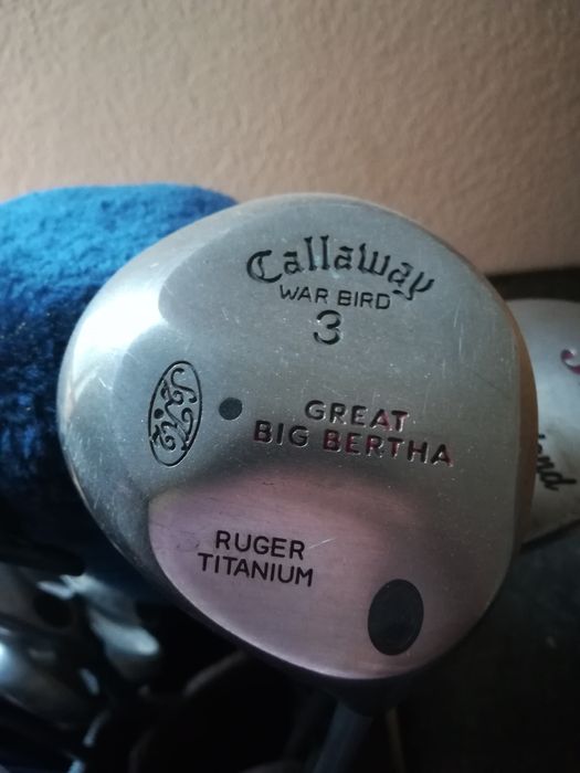 Set tacos golfe Callaway & Cleveland + saco Ben Hogan