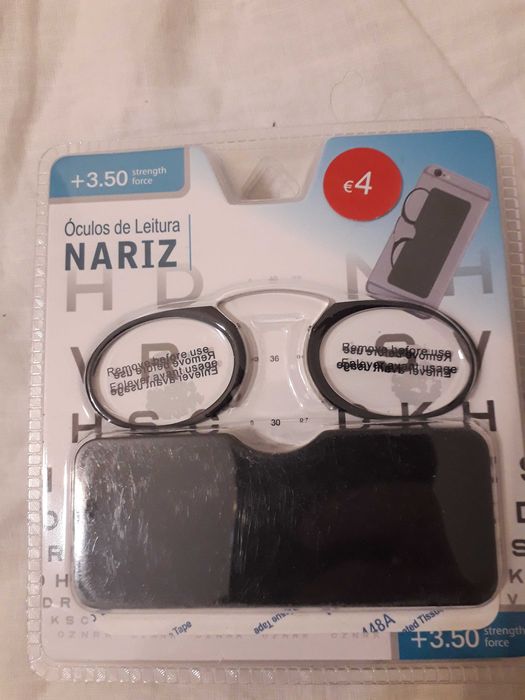 Oculos de LEitura de colocar no nariz 3 e 3,5 NOVOS 2€