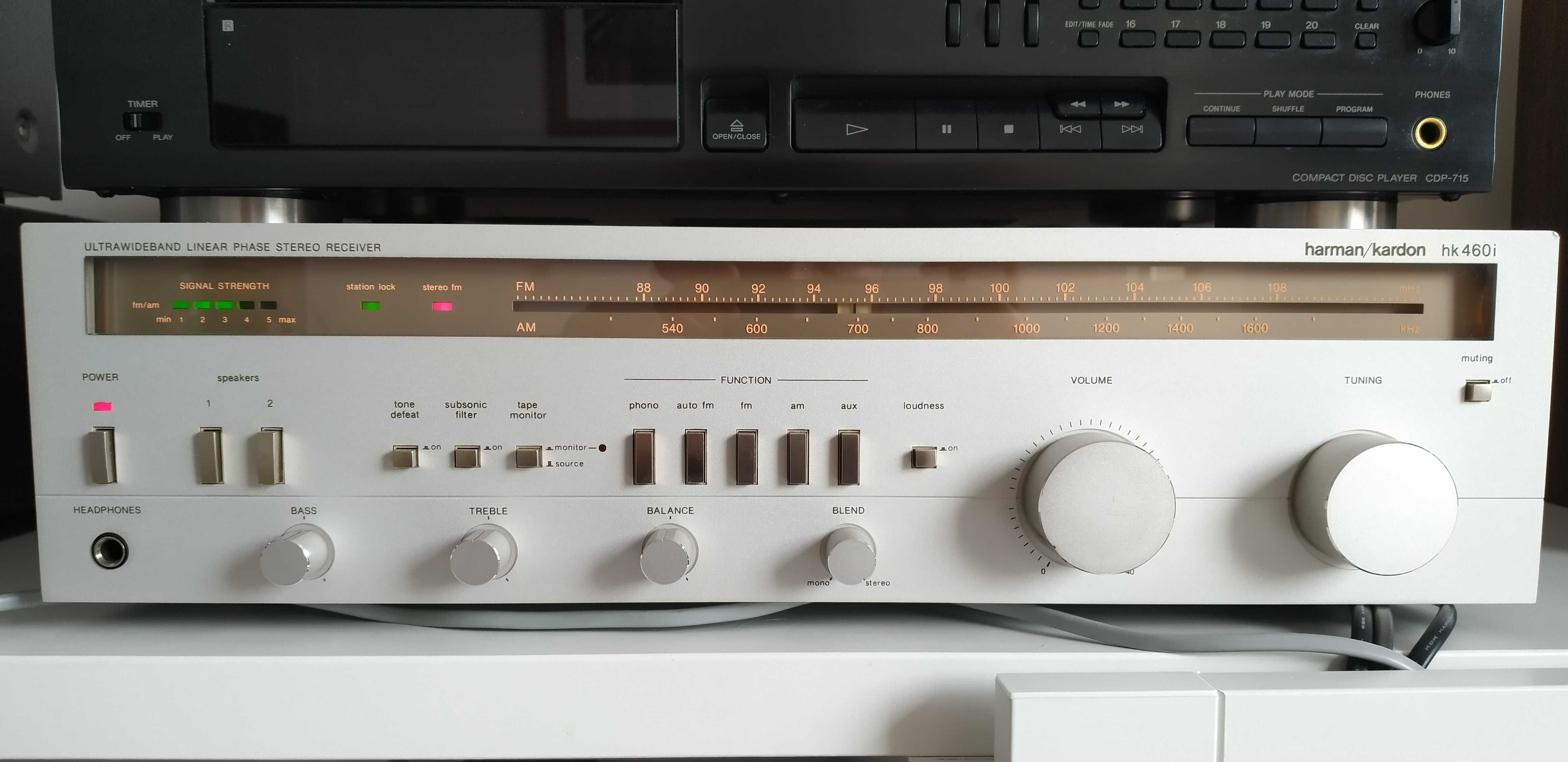 Amplituner vintage Harman/Kardon HK460i Gdańsk Kokoszki • OLX.pl
