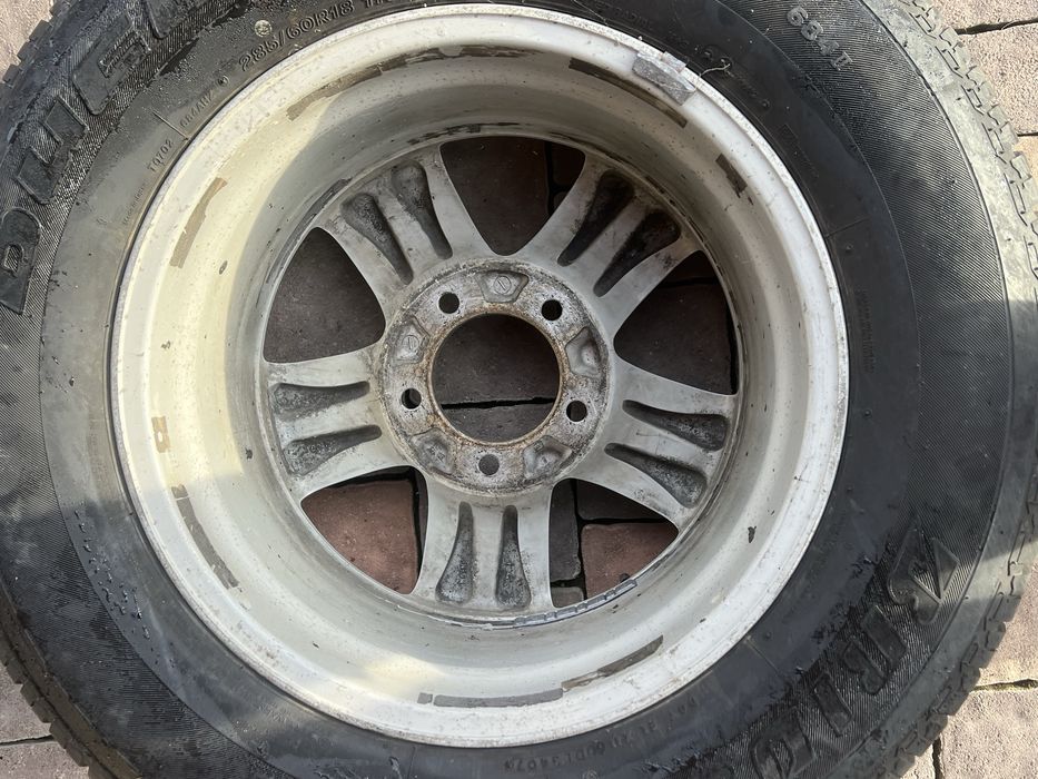 Продам шини з дисками від toyota land cruiser 200, розмір  285/60R18