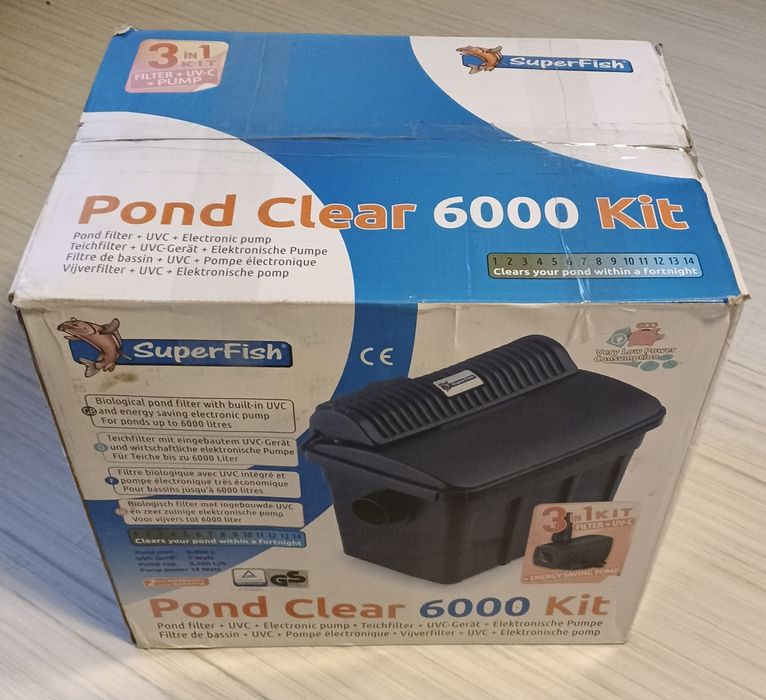 Oczko wodne pompa, filtr,lampa UVC zestaw