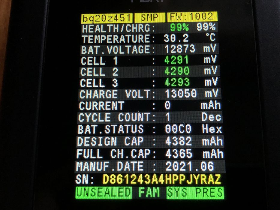 1 Цыкл Батарея (аккумулятор) A2389 для MacBook Air 13" A2337 M1 2020