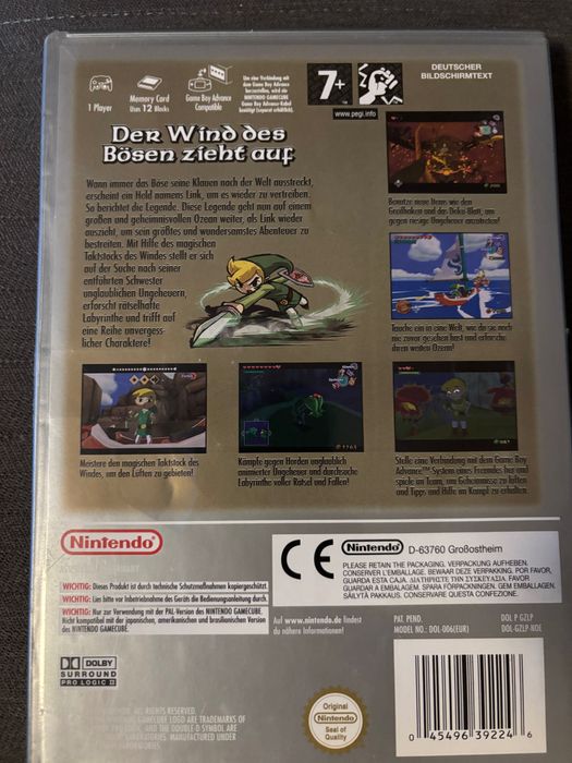 The Legend of Zelda. The Windwaker. Na Gamecube. Super stan, ang.