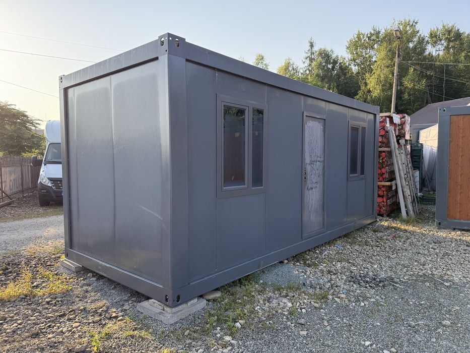 Kontener biurowy Pawilon handlowy modułowy biuro sklep kiosk domek
