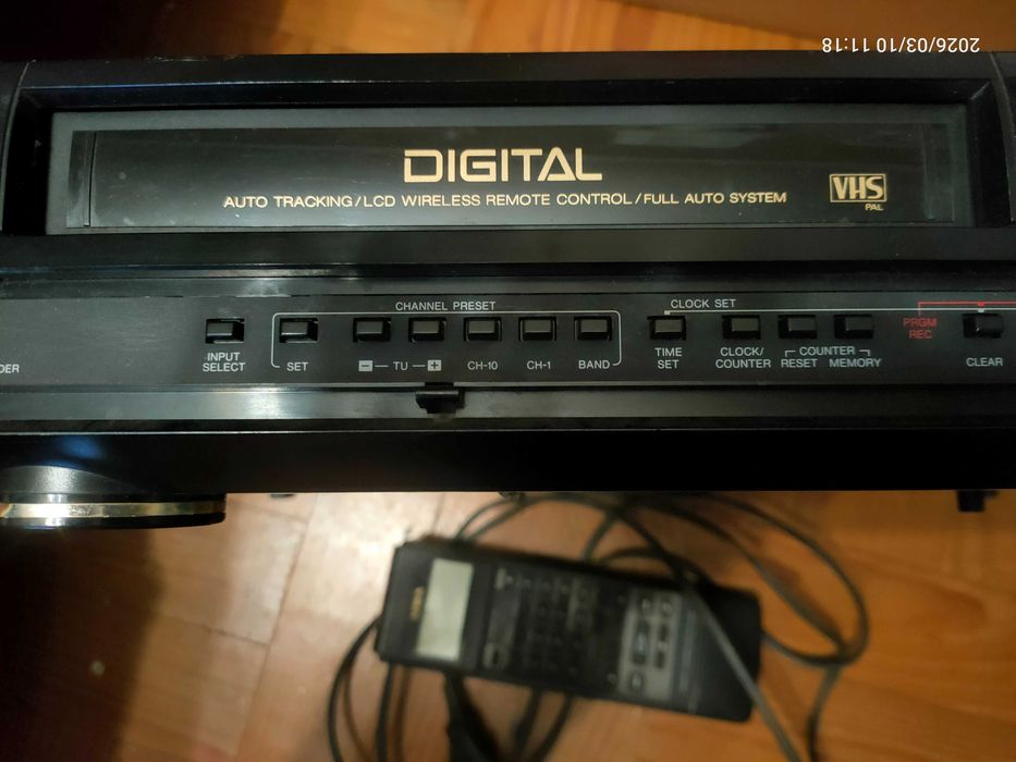 Leitor VHS AIWA c/ comando