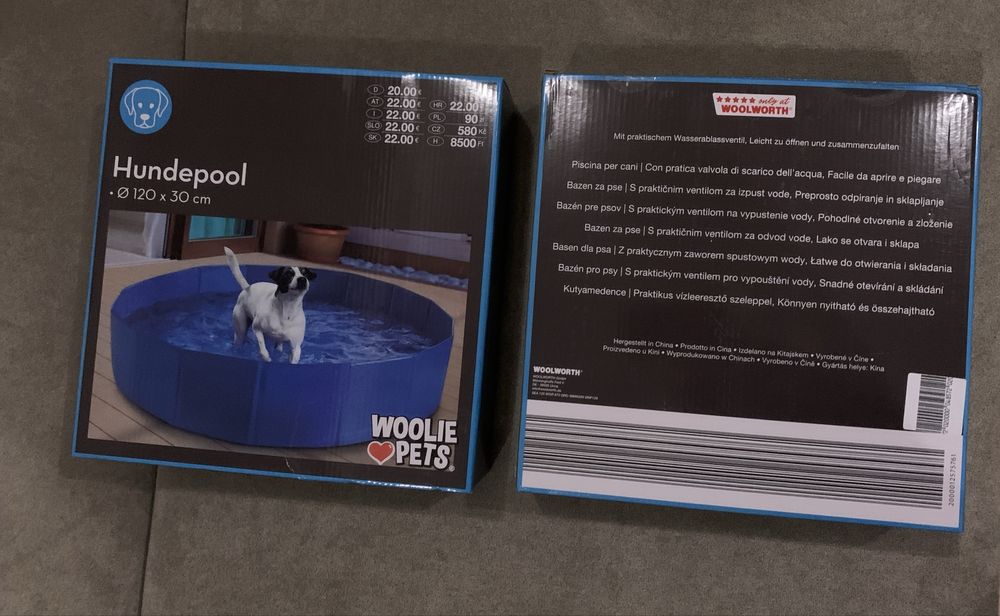 Басейн складаний 120 × 30 см