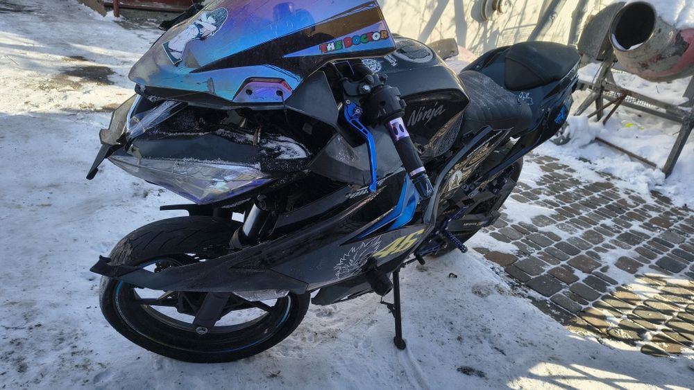 Kawasaki ninja 400 2018 рама документи двигун