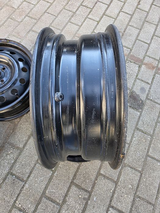 4x felgi stalowe 4x100 Hyundai 6X15 ET 52 otwór 54.1 orginalny komplet!